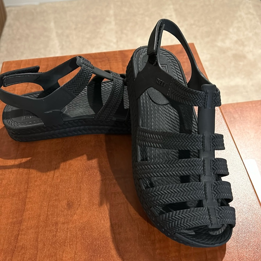 Reef sandals.